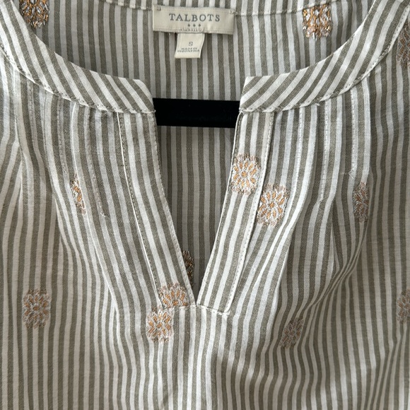 Talbots sleeveless summer top - Picture 3 of 4